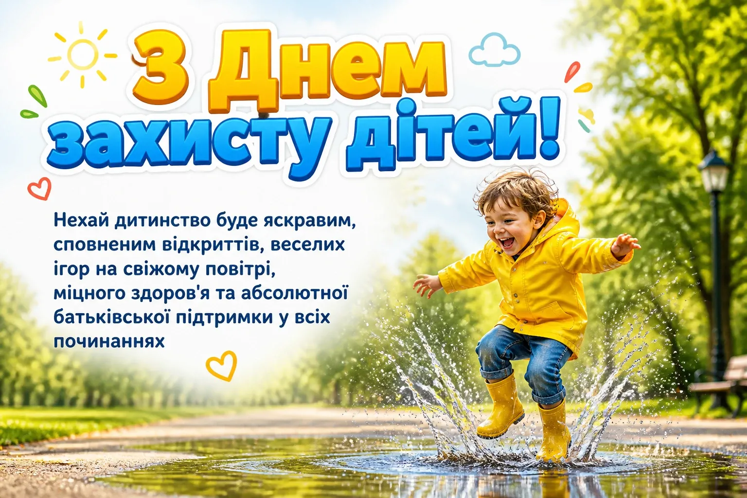 привітання з днем захисту дітей привітання з днем захисту дітей