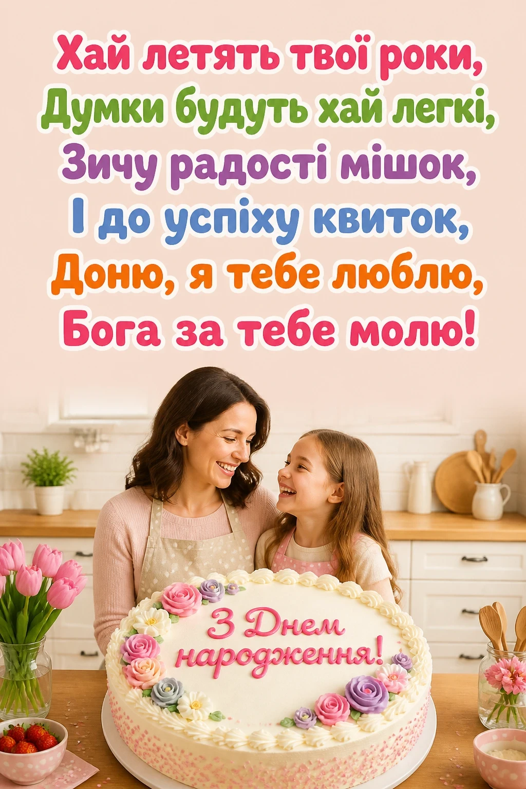 привітання з днем народження дочці від мами своїми словами привітання з днем народження дочці від мами своїми словами
