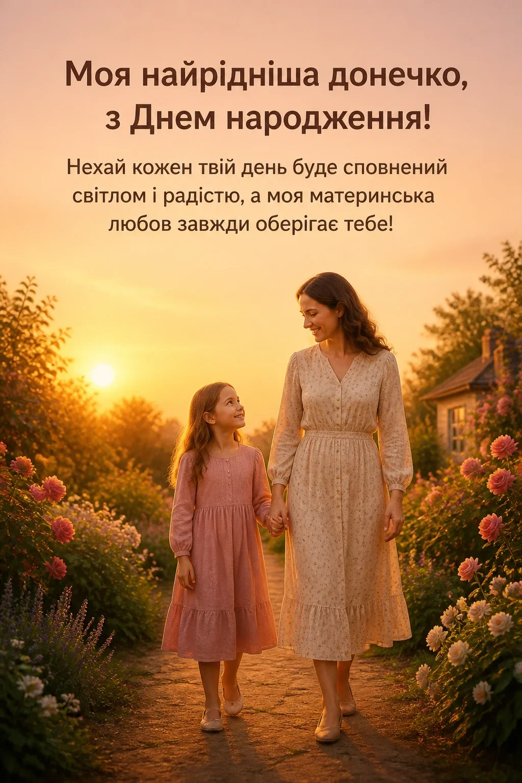 привітання з днем народження дочці від мами своїми словами привітання з днем народження дочці від мами своїми словами
