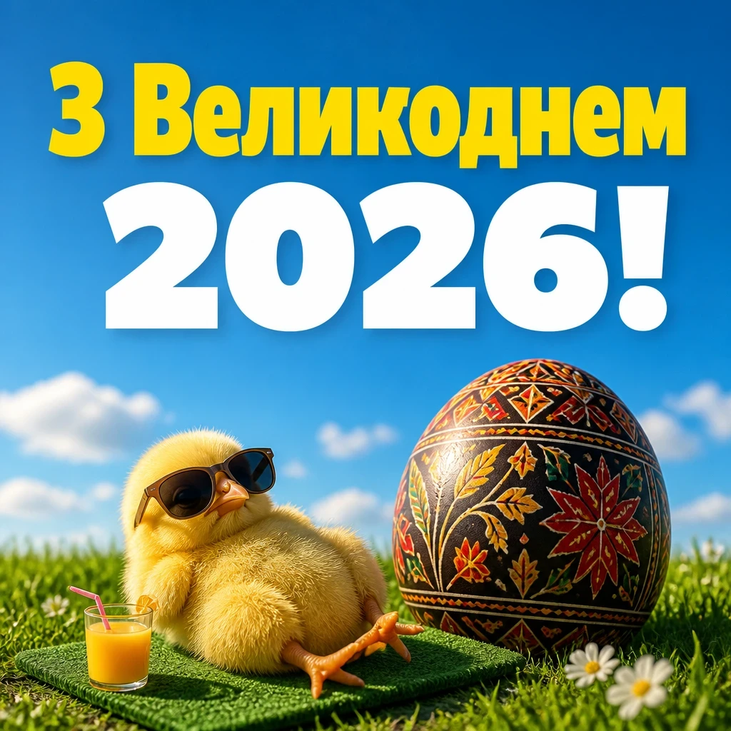 привітання з великоднем 2026