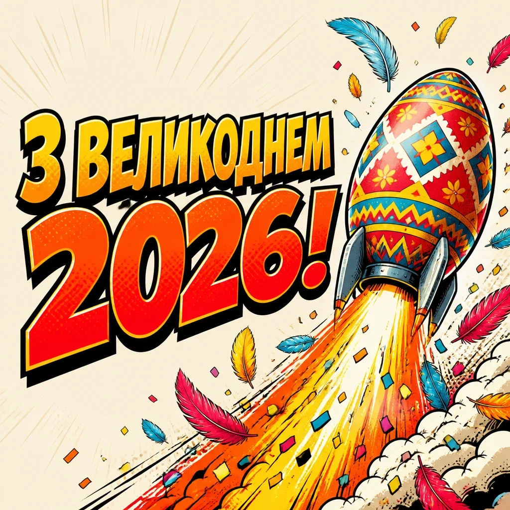 привітання з великоднем 2026