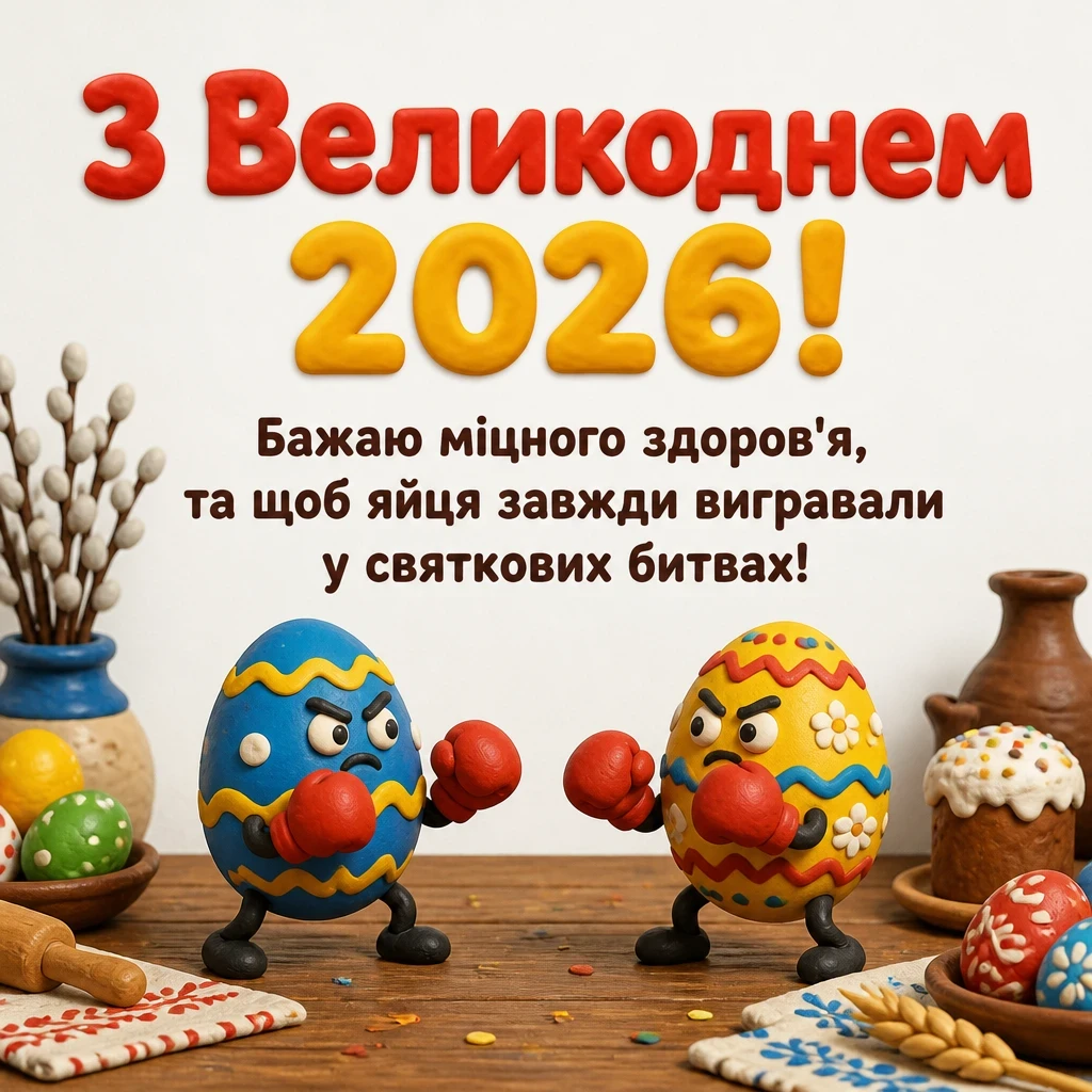 привітання з великоднем 2026