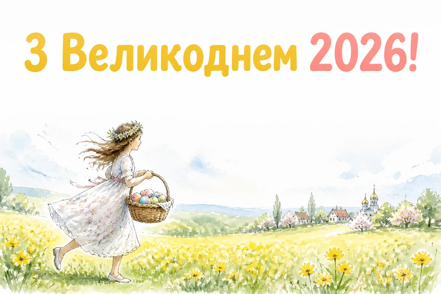привітання з великоднем 2026