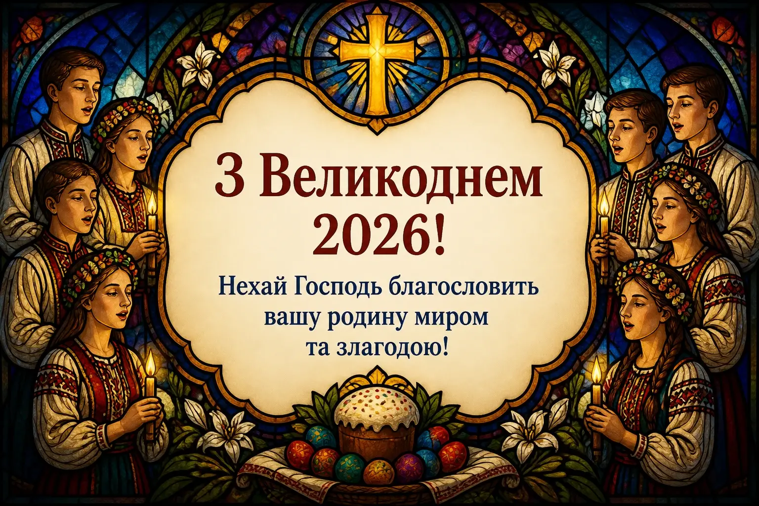 привітання з великоднем 2026
