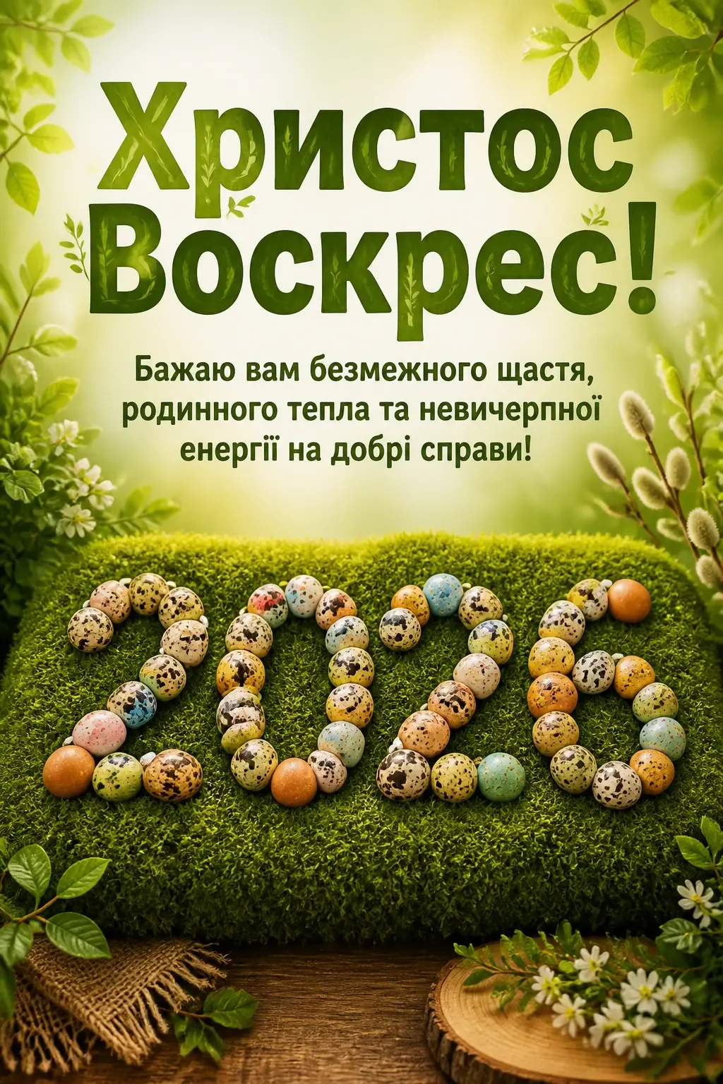 привітання з великоднем 2026