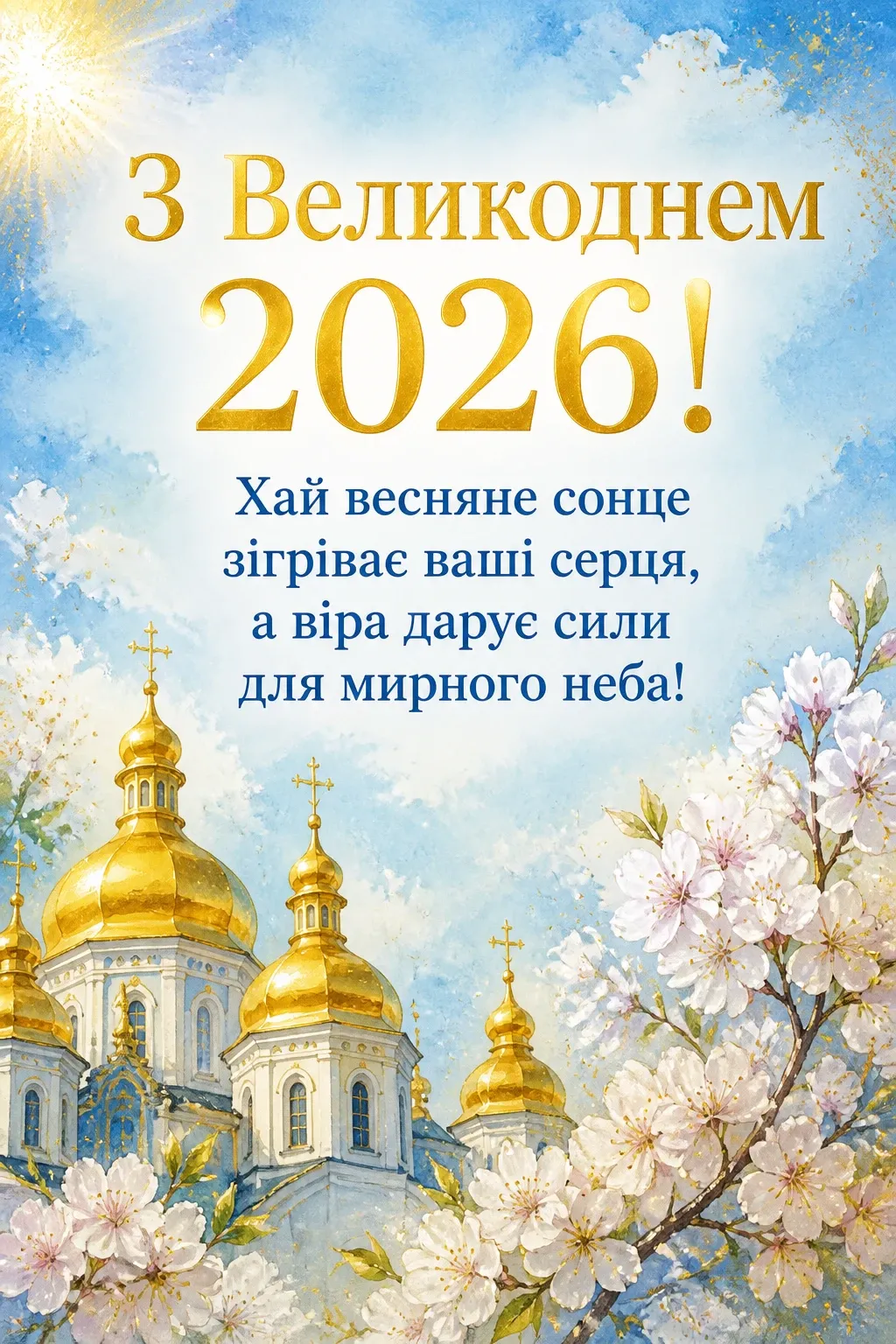 привітання з великоднем 2026