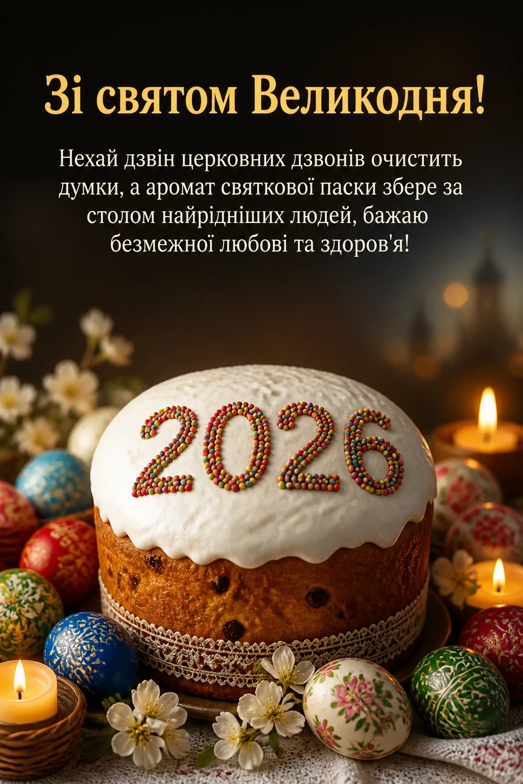 привітання з великоднем 2026