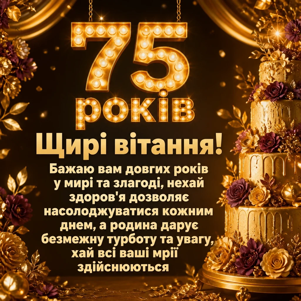 привітання з 75-річчям у віршах привітання з 75-річчям у віршах