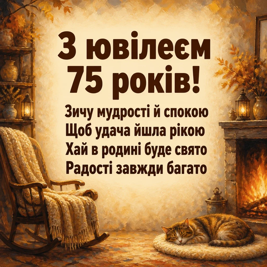 привітання з 75-річчям у віршах привітання з 75-річчям у віршах