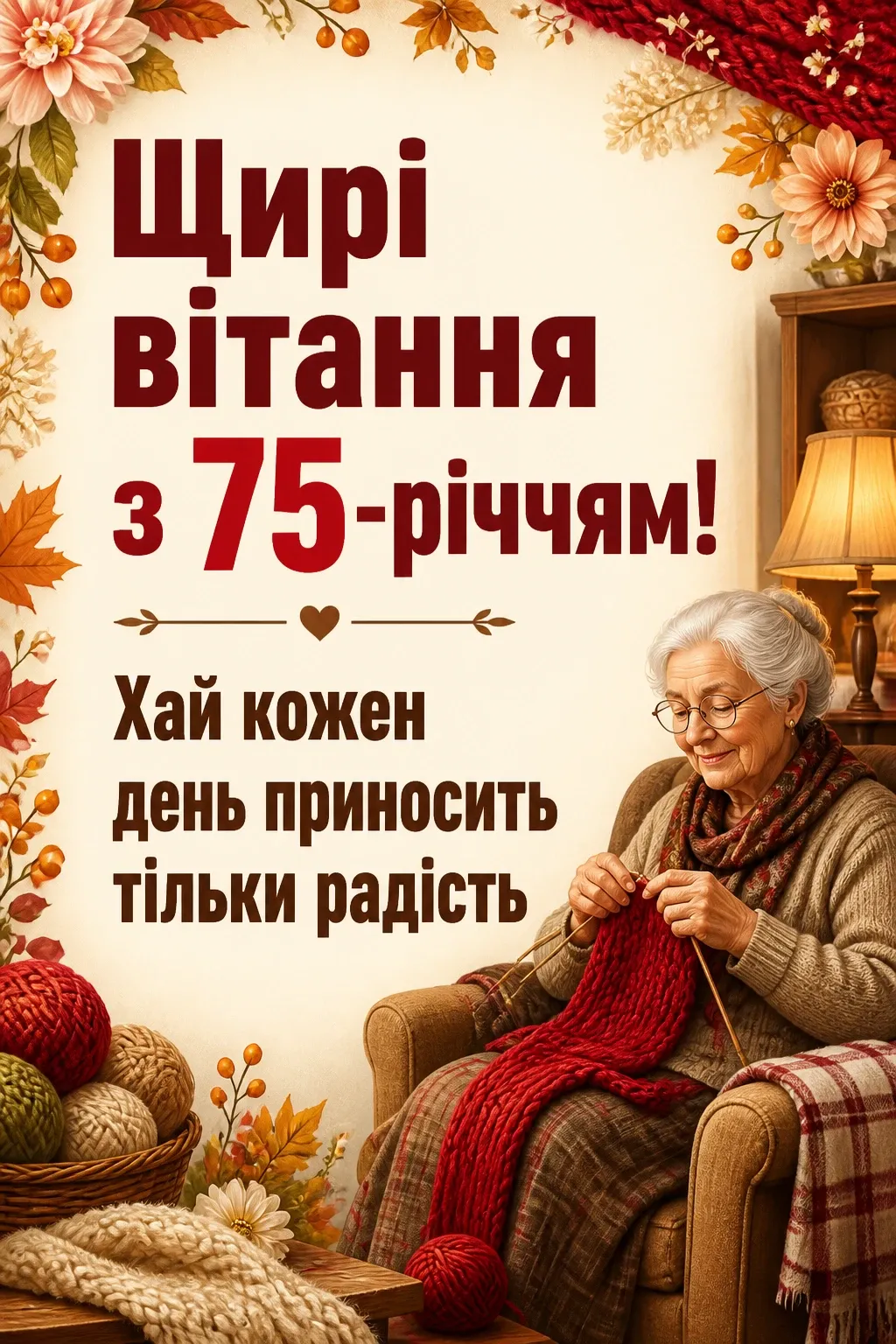 привітання з 75-річчям у віршах привітання з 75-річчям у віршах