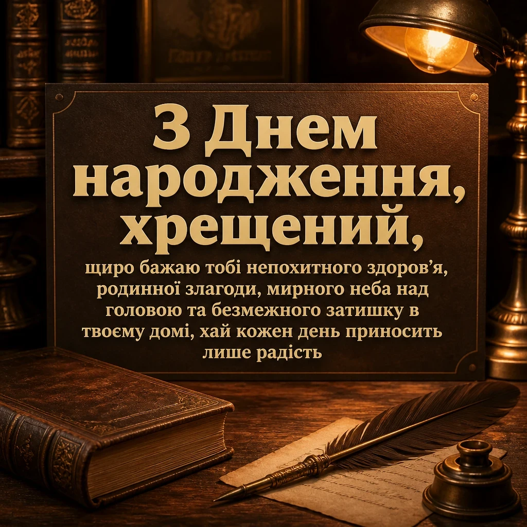 привітання з днем народження хресного тата