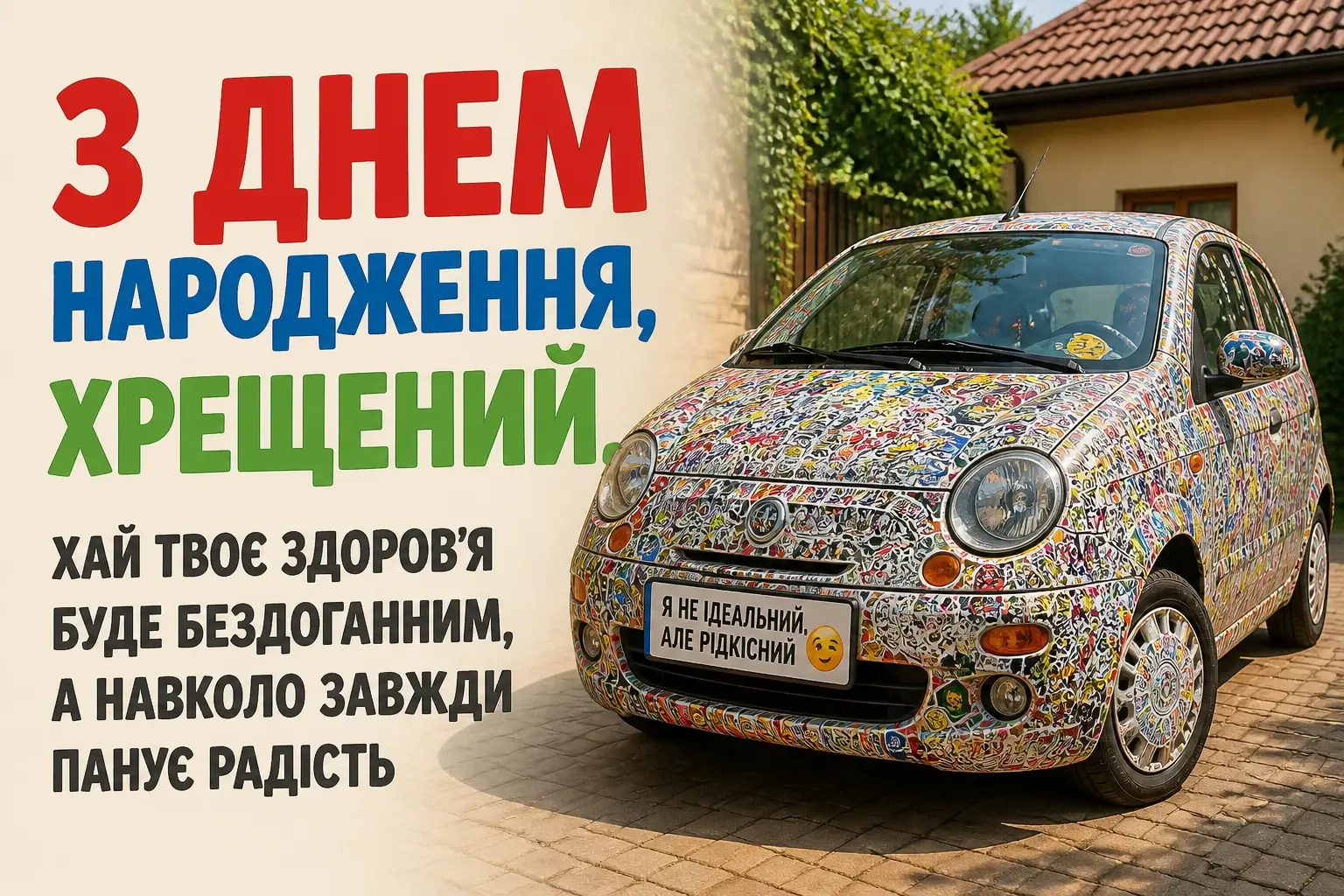 привітання з днем народження хресного тата
