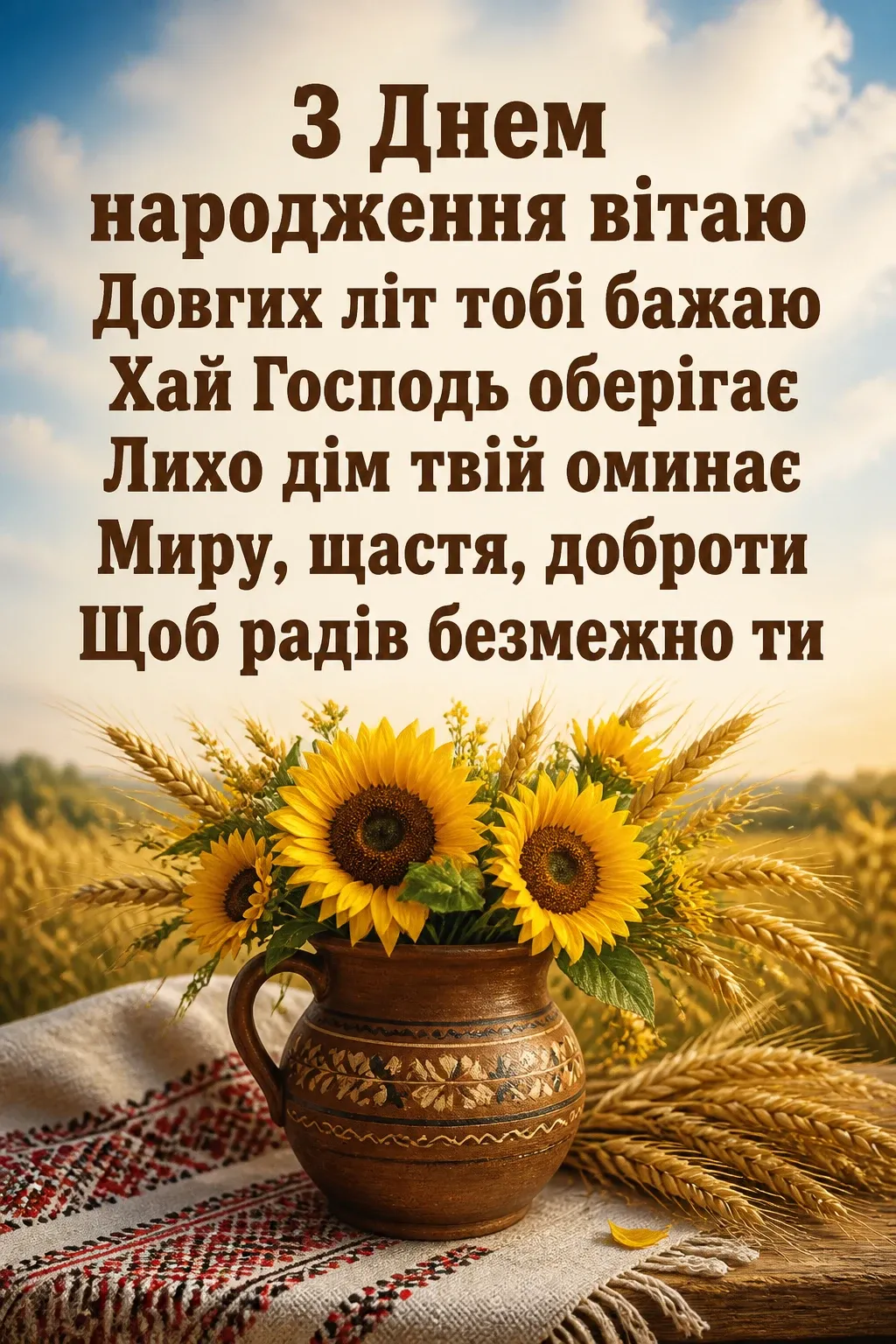 привітання з днем народження хресного тата
