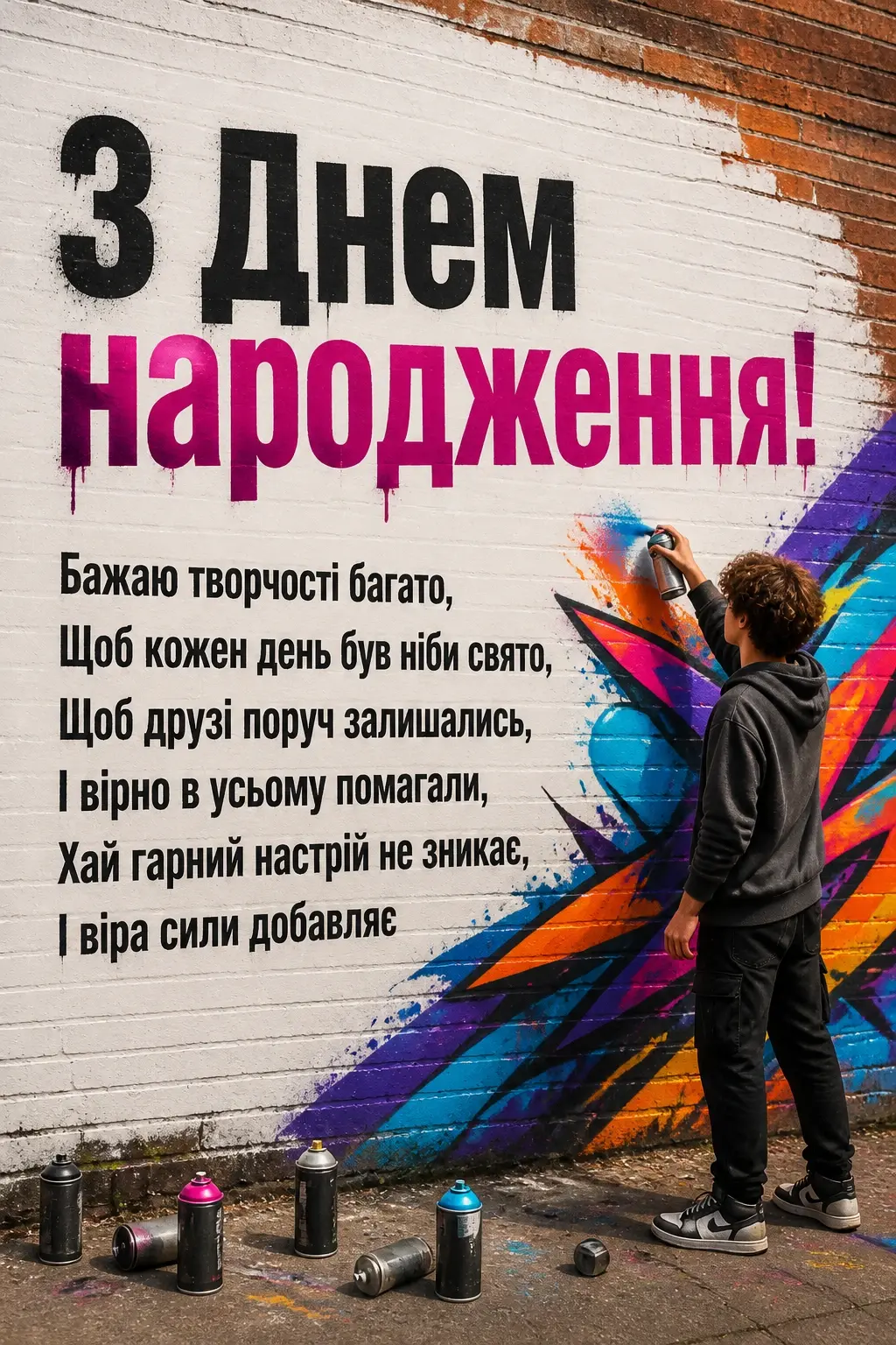 привітання з днем народження підлітка