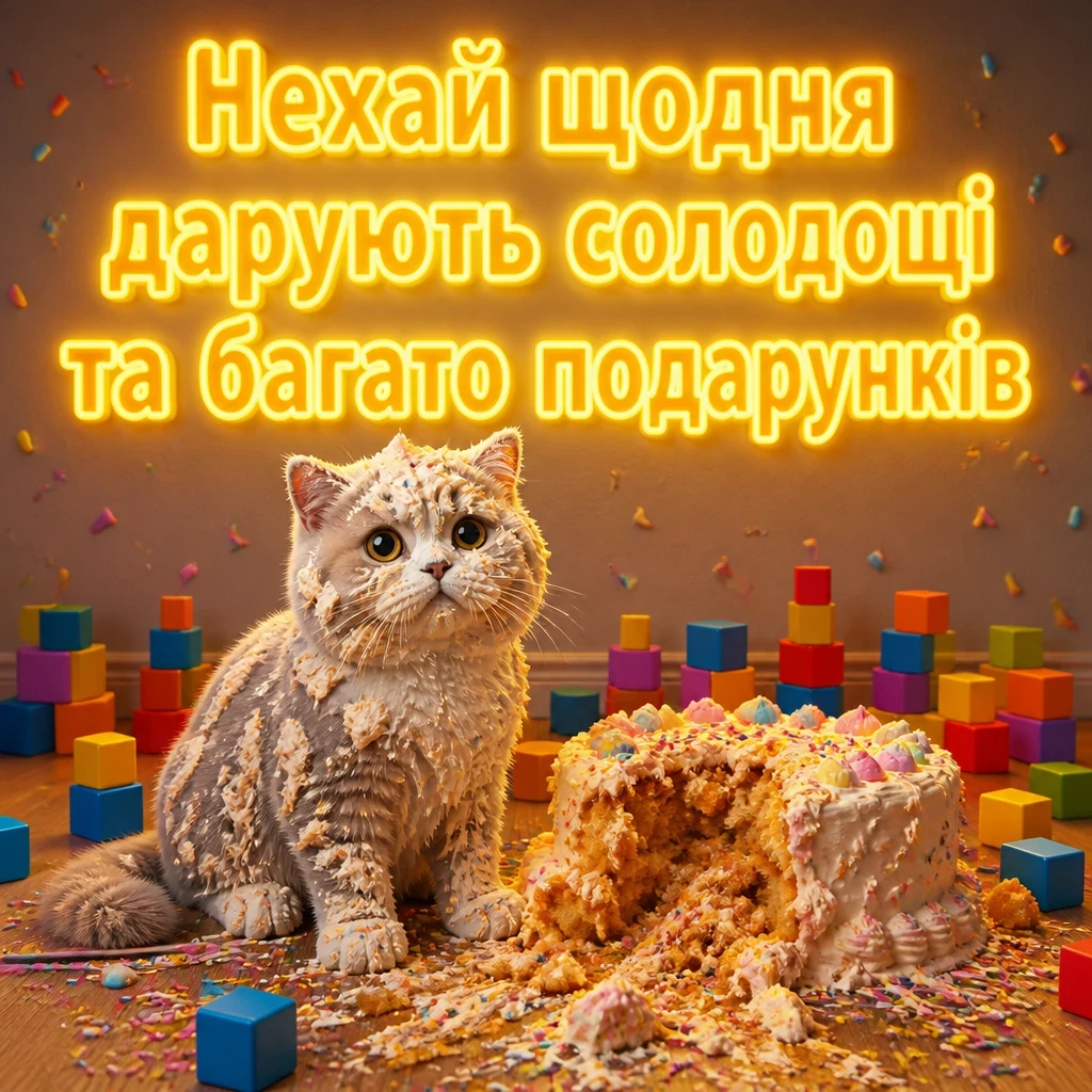 привітання з днем народження 1 рочок