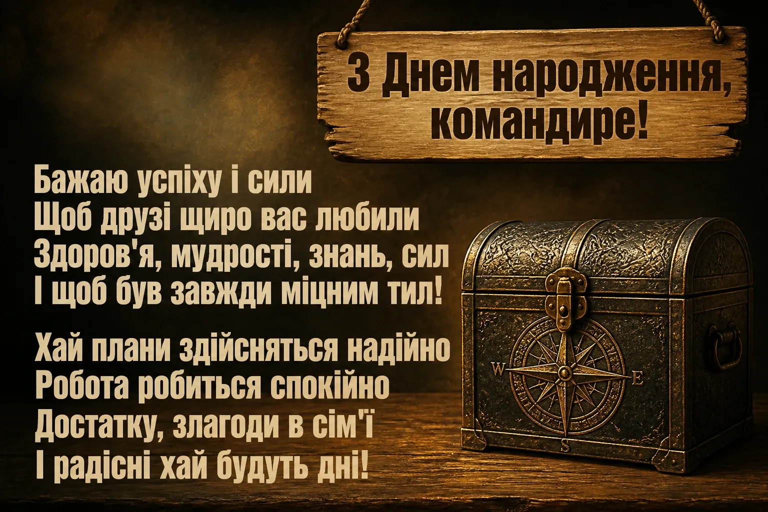 привітання з днем народження командира