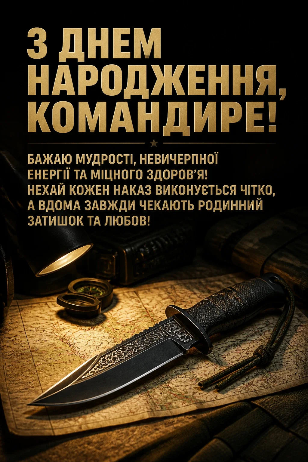 привітання з днем народження командира