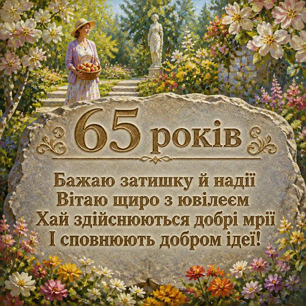 привітання з ювілеєм 65 років жінці привітання з ювілеєм 65 років жінці