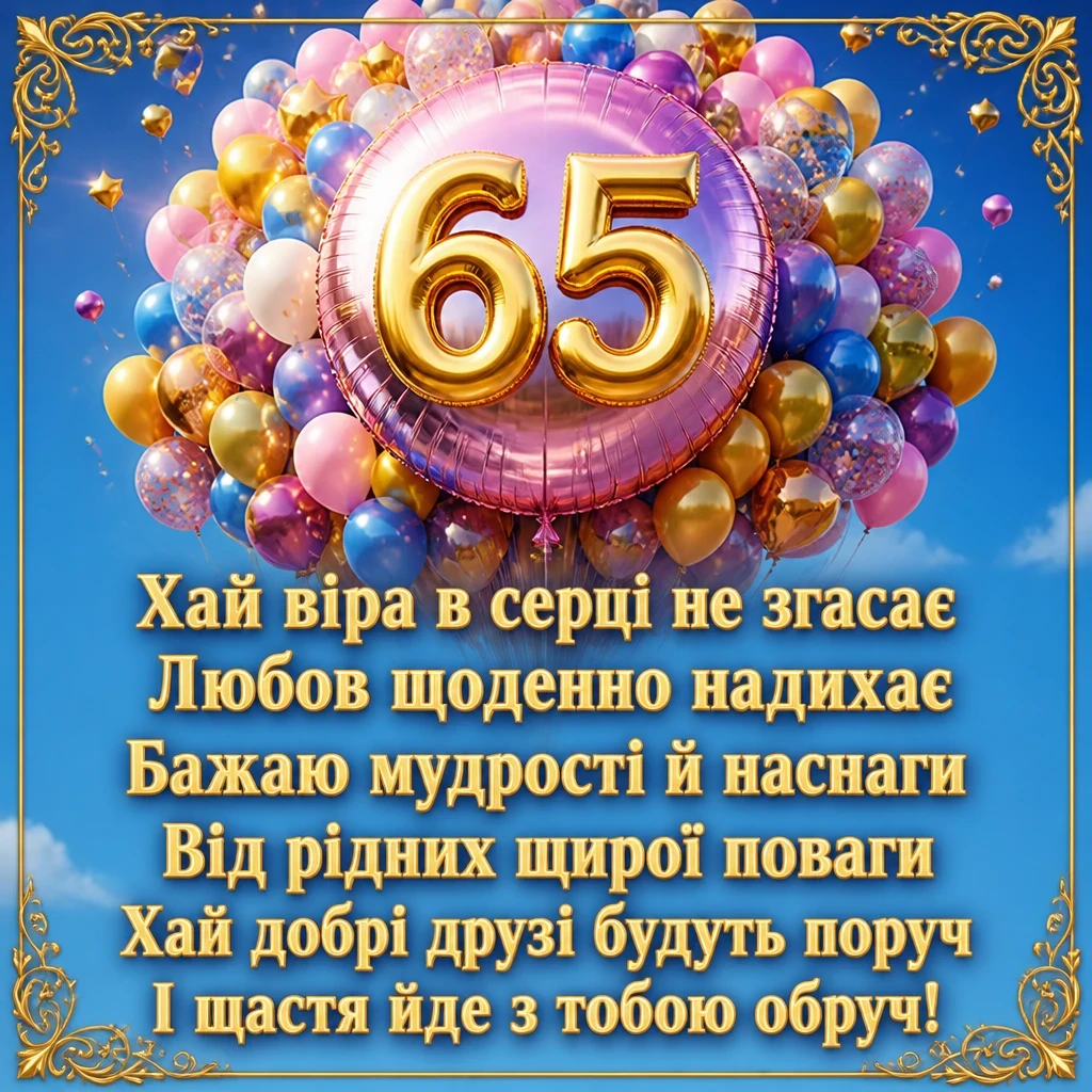 привітання з ювілеєм 65 років жінці привітання з ювілеєм 65 років жінці