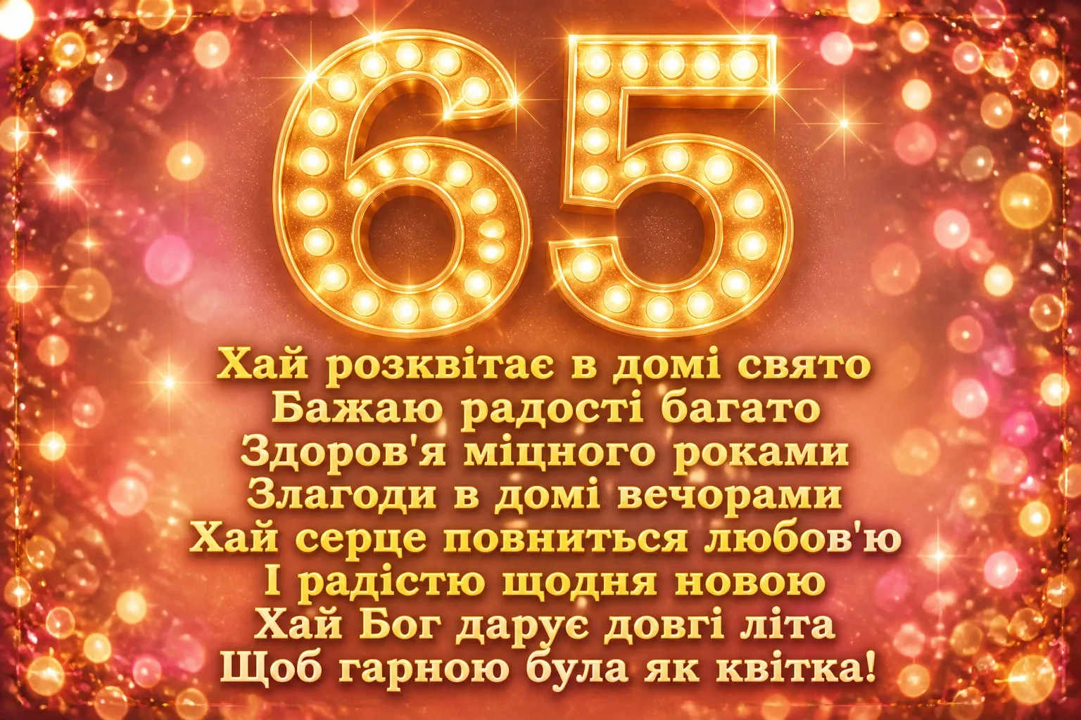 привітання з ювілеєм 65 років жінці привітання з ювілеєм 65 років жінці
