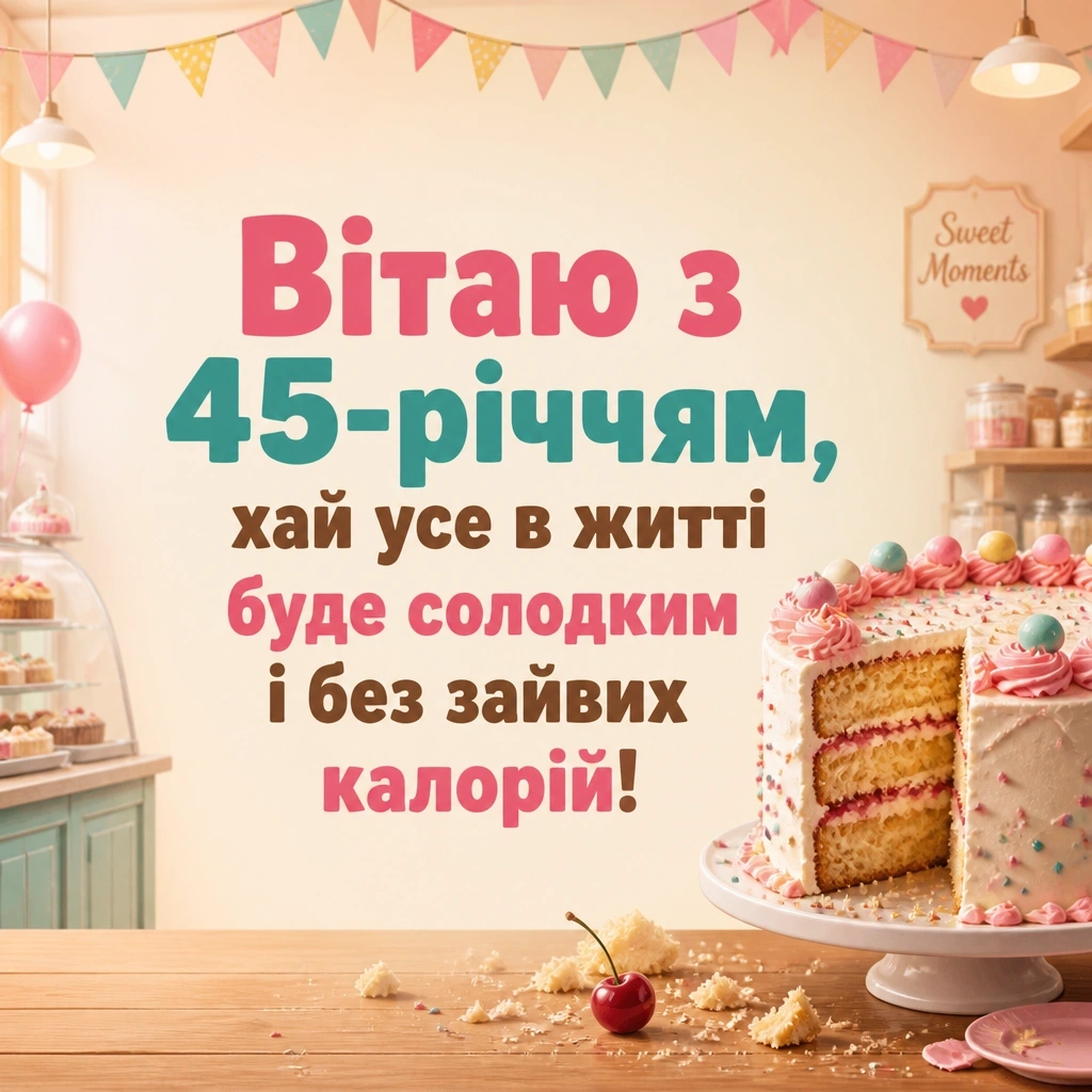 привітання з 45-річчям жінці своїми словами привітання з 45-річчям жінці своїми словами
