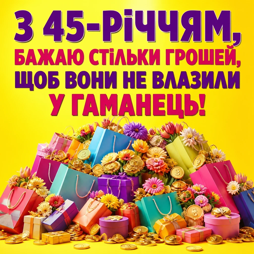 привітання з 45-річчям жінці своїми словами привітання з 45-річчям жінці своїми словами