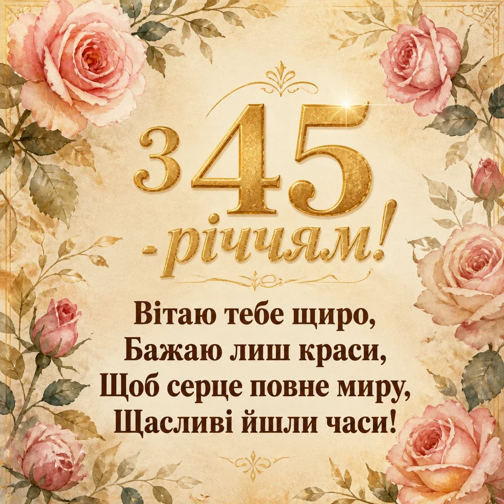 привітання з 45-річчям жінці своїми словами привітання з 45-річчям жінці своїми словами