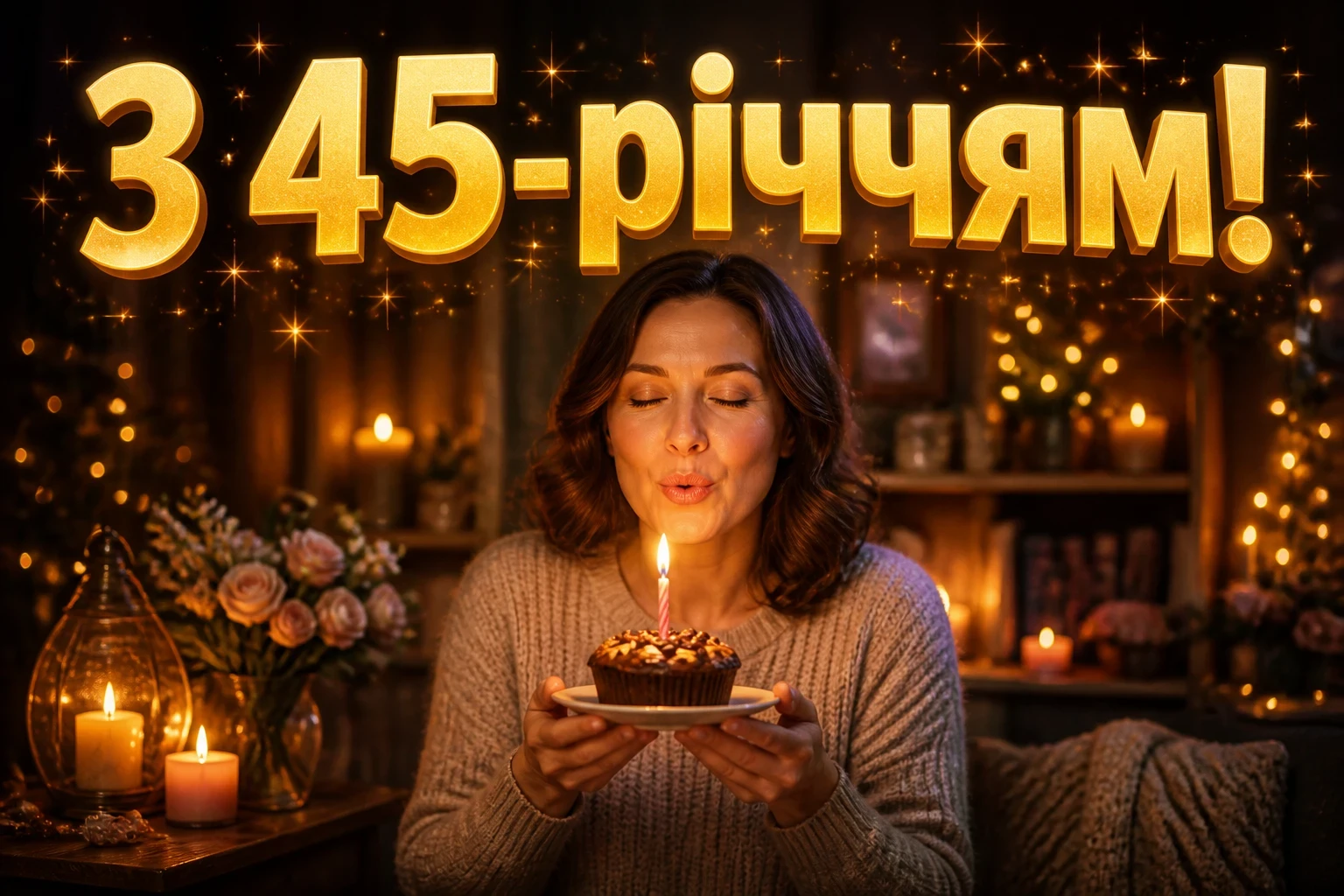привітання з 45-річчям жінці своїми словами привітання з 45-річчям жінці своїми словами