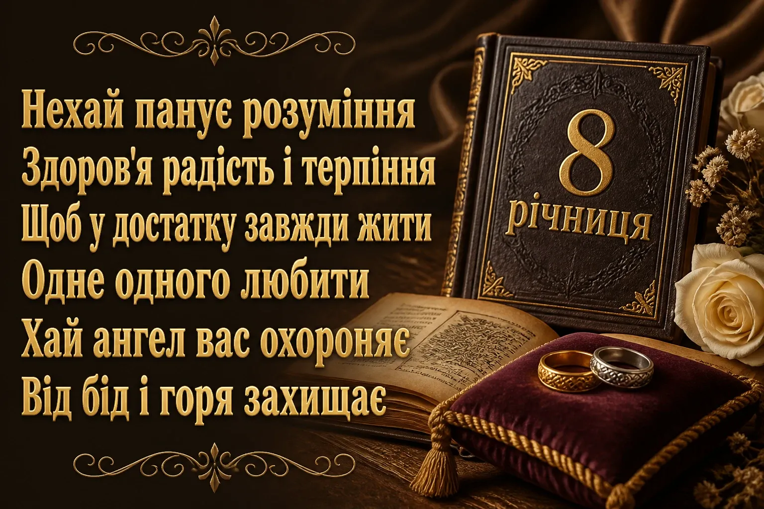 привітання з 8 річницею весілля привітання з 8 річницею весілля