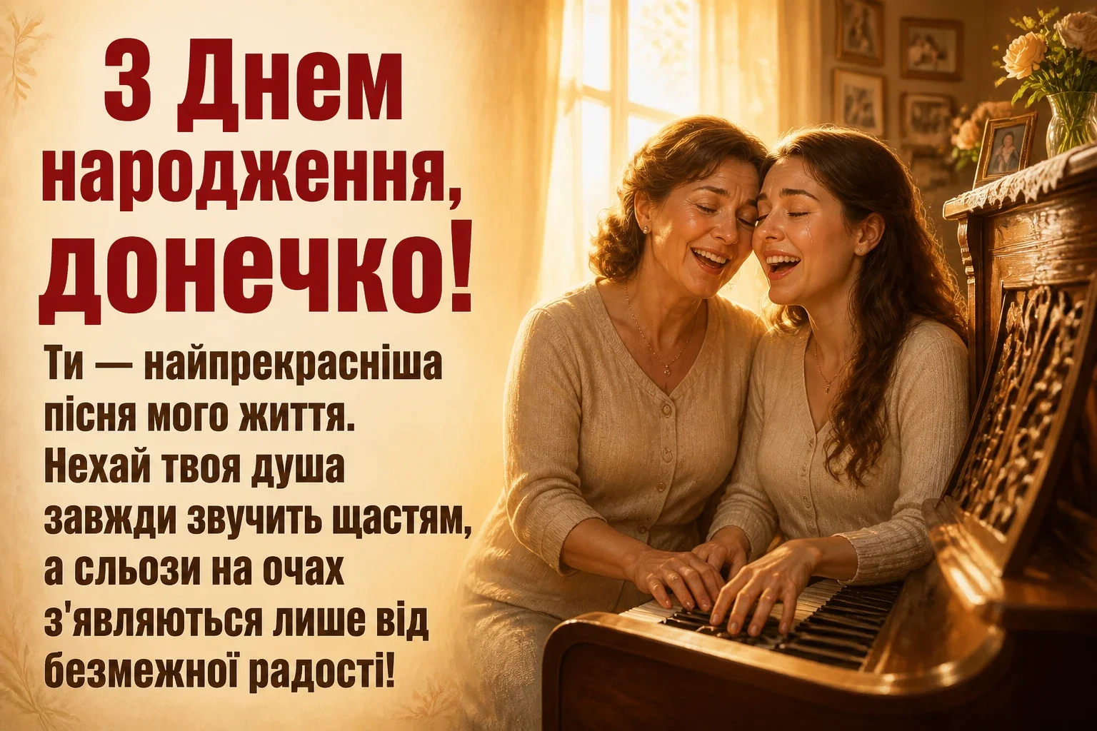 привітання з днем народження дочці до сліз пісня привітання з днем народження дочці до сліз пісня
