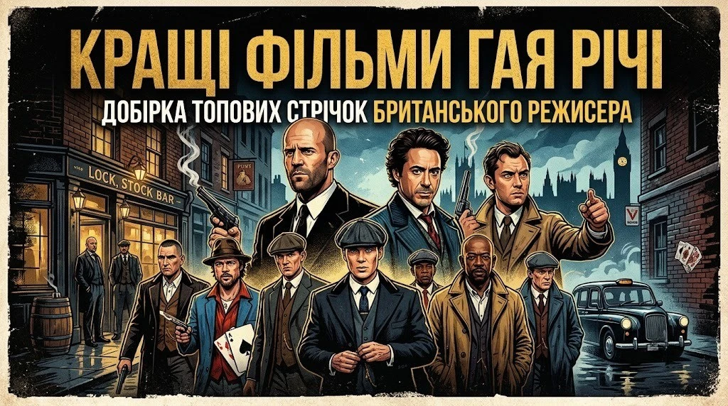 Кращі фільми Гая Річі у повній добірці з описами