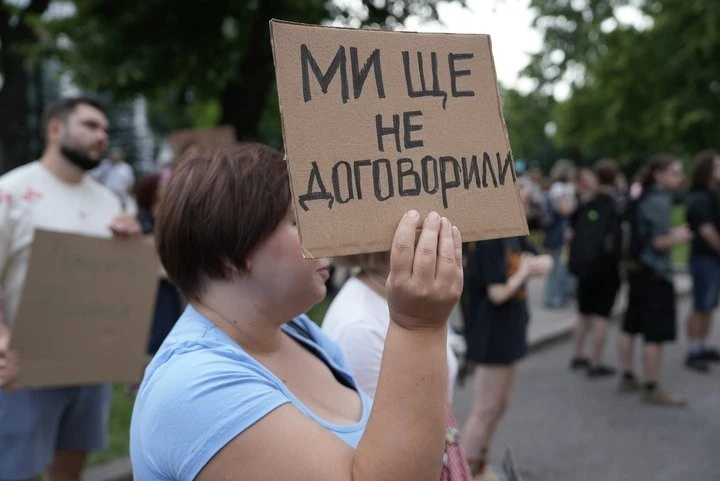 У Дніпрі вже тиждень тривають протести через відставку Михайла Федорова з посади очільника Міноборони